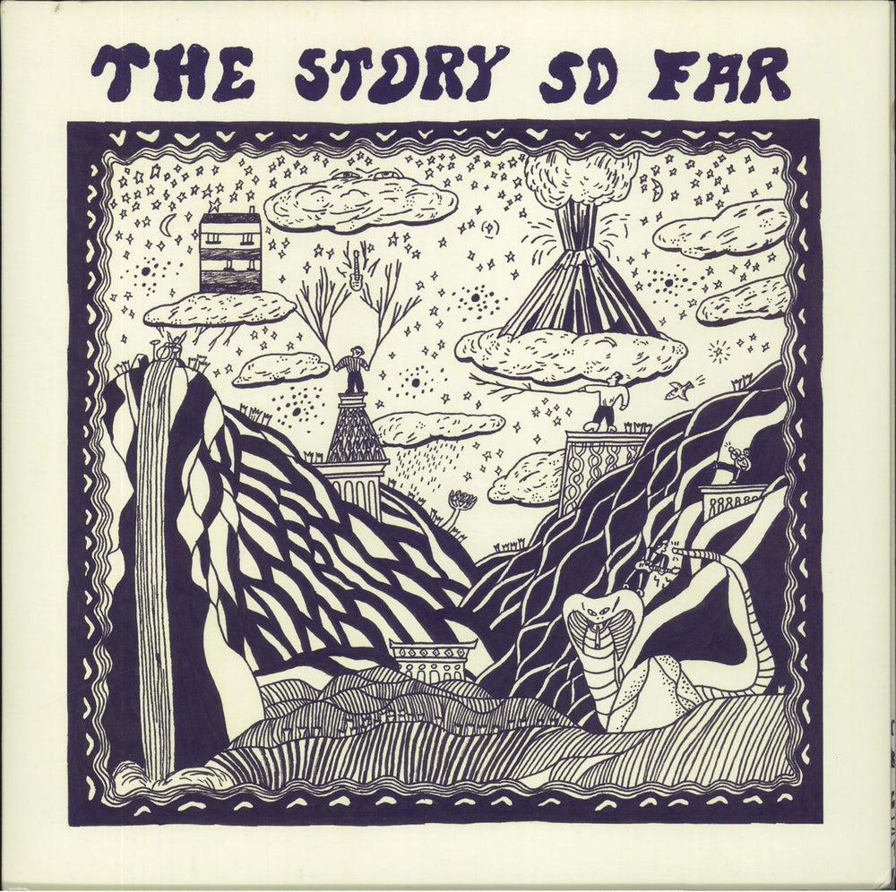 The Story So Far The Story So Far - Blue Pink Cream Swirl Vinyl UK vinyl LP album (LP record) PNE168