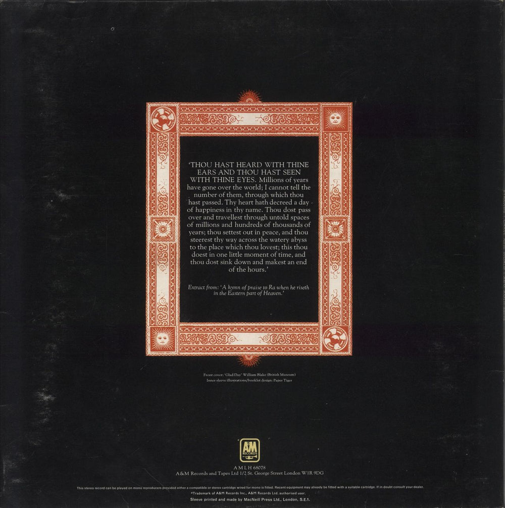 The Strawbs Grave New World + Booklet - Red - EX UK vinyl LP album (LP record)