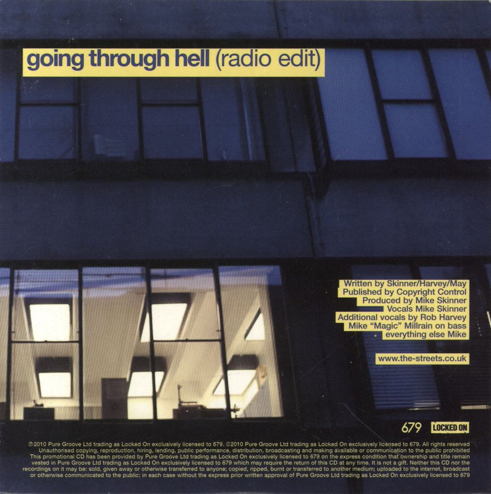 The Streets Going Through Hell UK Promo CD-R acetate