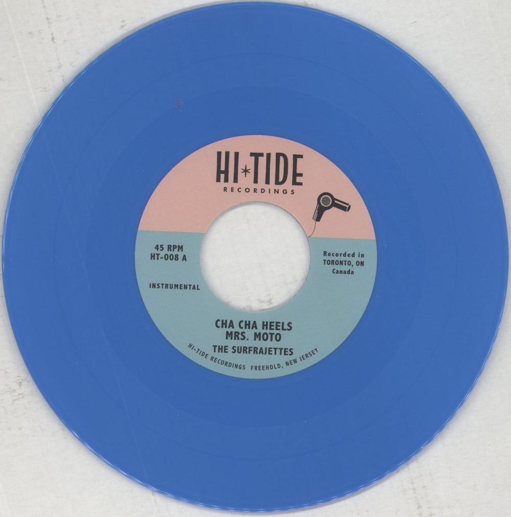 The Surfrajettes The Surfrajettes EP - Coral Blue Vinyl US 7" vinyl single (7 inch record / 45) 8IP07TH851785