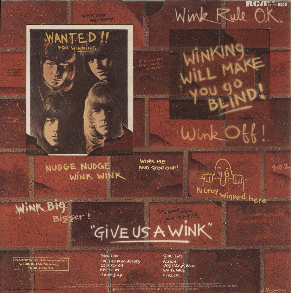 The Sweet Give Us A Wink UK vinyl LP album (LP record)