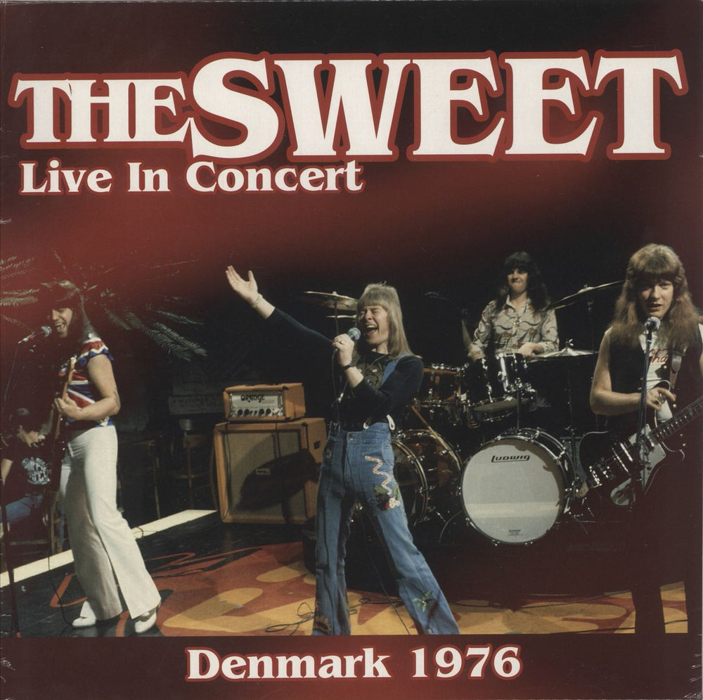 The Sweet Live In Concert Denmark 1976 German vinyl LP album (LP record) ZYX20908-1