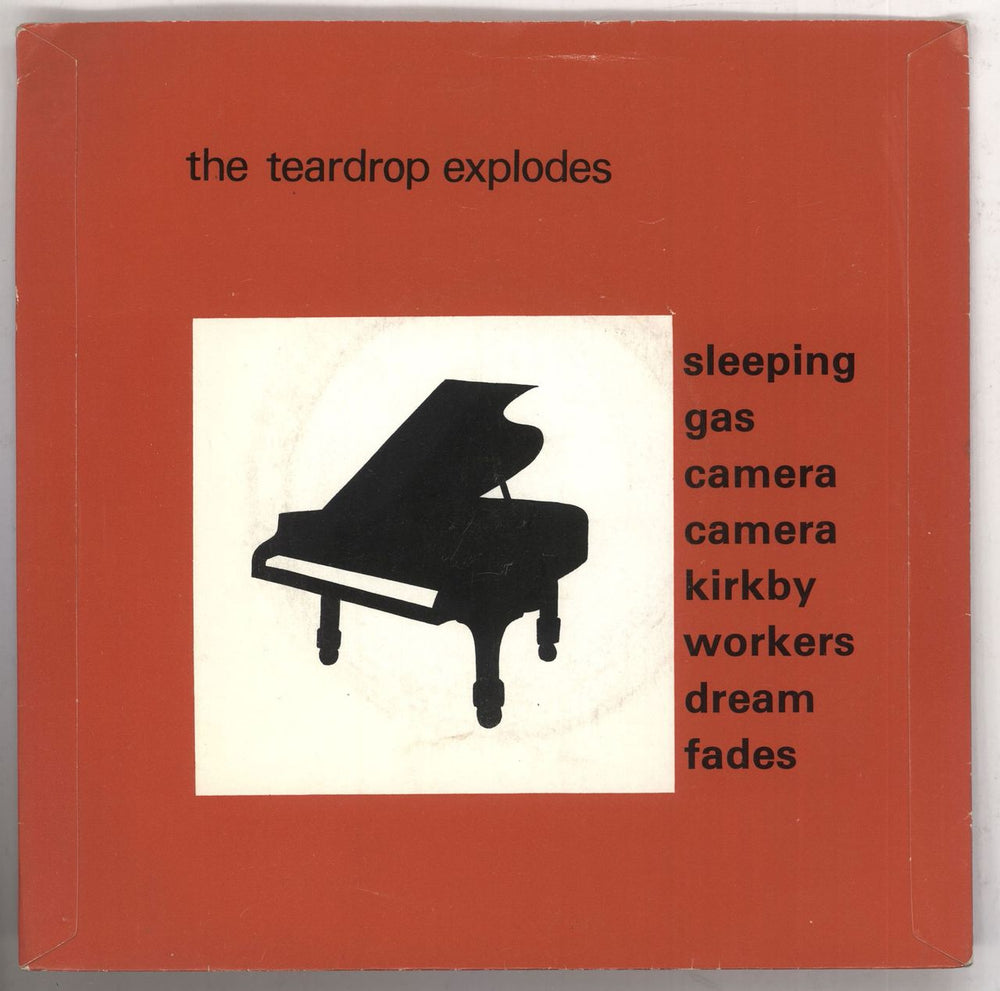 The Teardrop Explodes Sleeping Gas - Red Sleeve UK 7" vinyl single (7 inch record / 45) TDP07SL222347