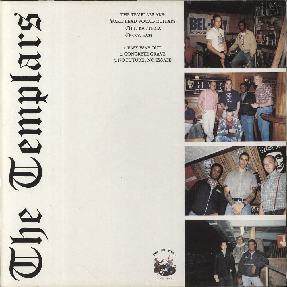 The Templars The Glory Stompers / The Templars German 12" vinyl single (12 inch record / Maxi-single)