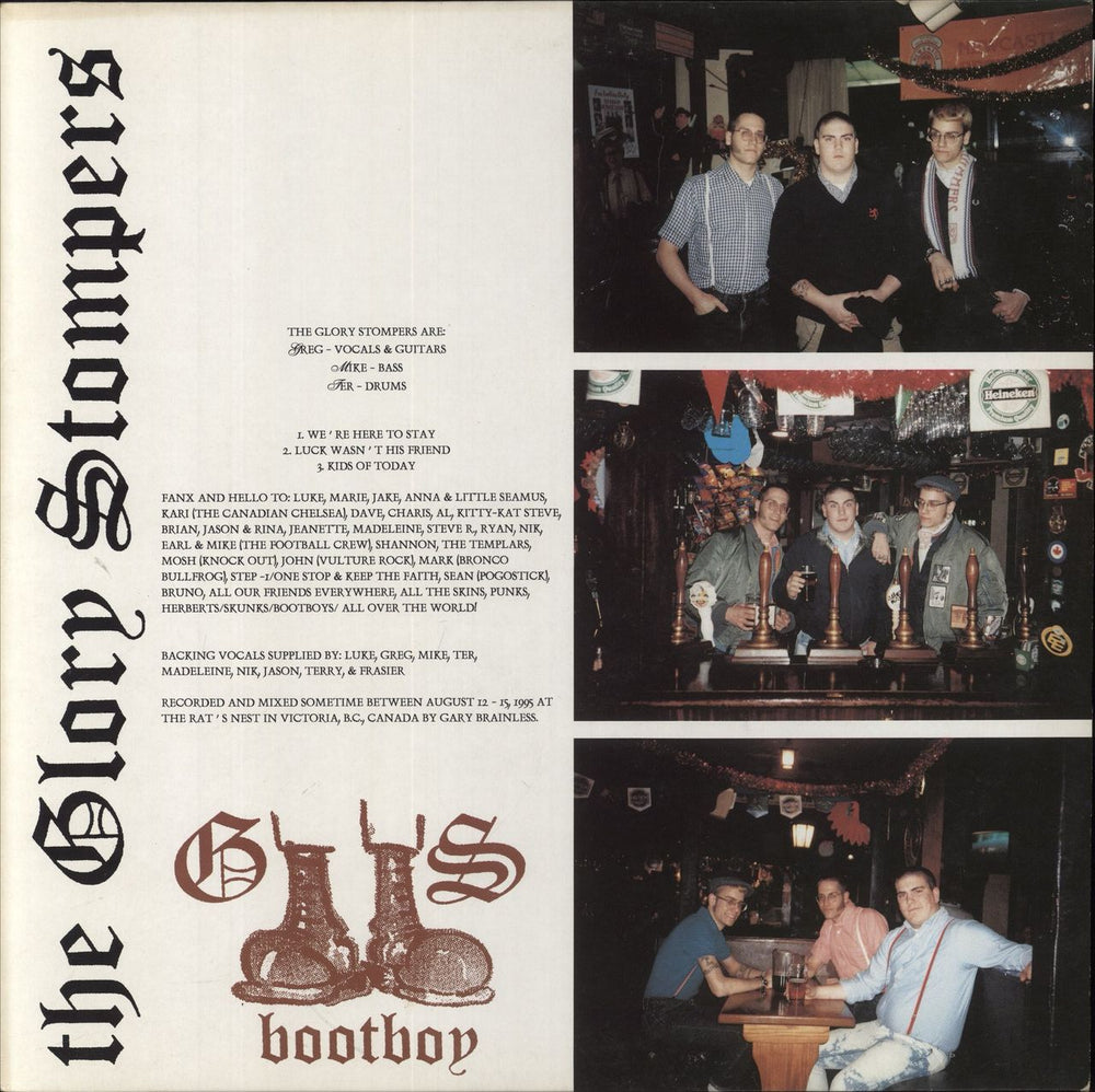 The Templars The Glory Stompers / The Templars German 12" vinyl single (12 inch record / Maxi-single) KOMLP040