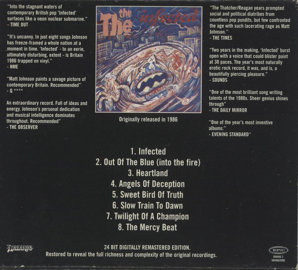 The The Infected UK CD album (CDLP) 5099750446621