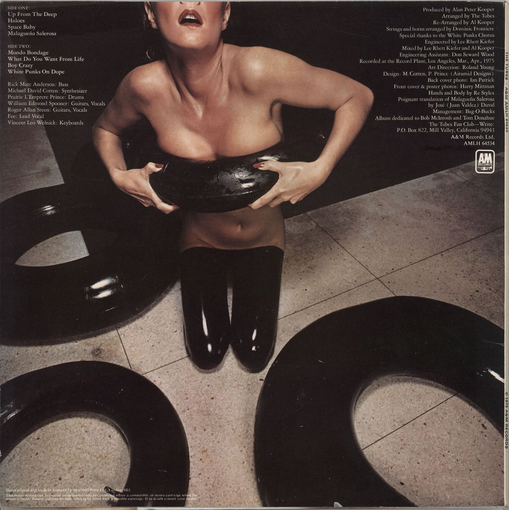 The Tubes The Tubes + insert UK vinyl LP album (LP record)