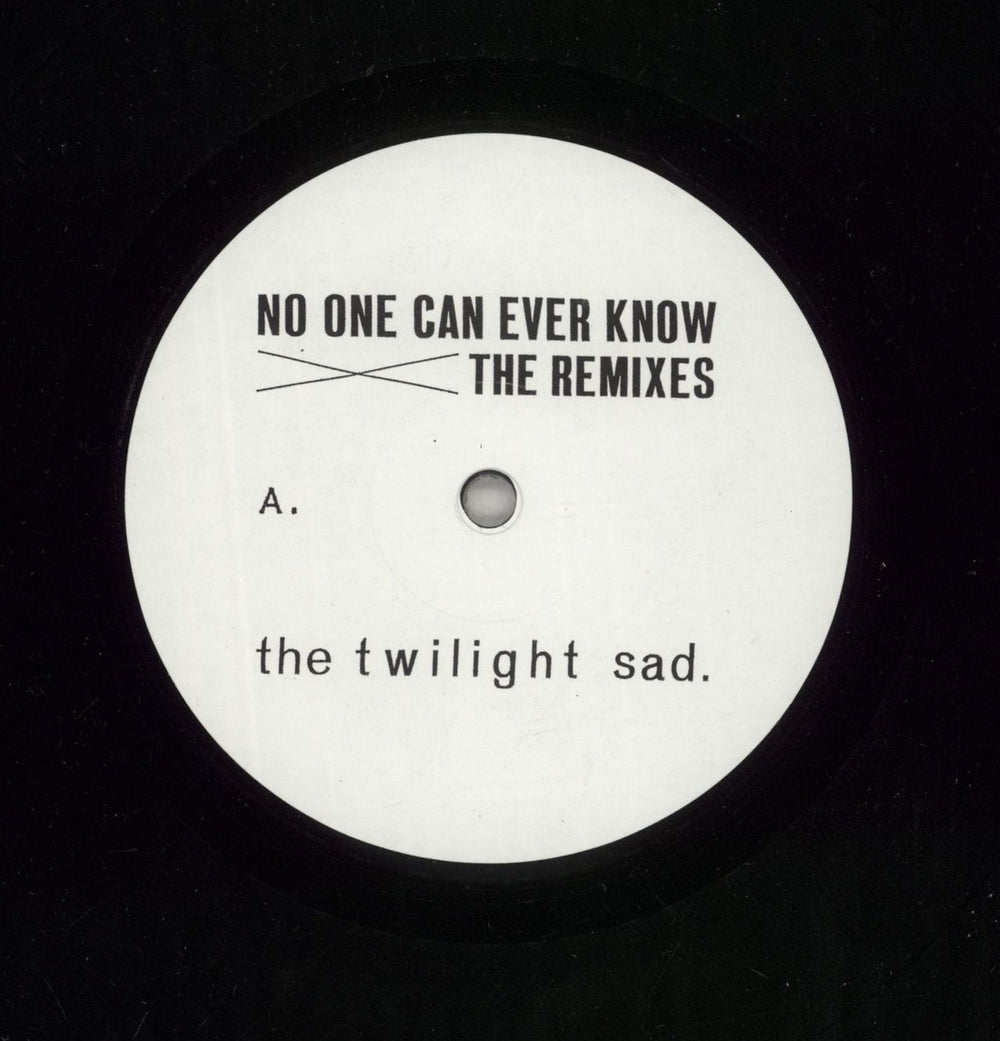 The Twilight Sad No One Can Ever Know: The Remixes UK vinyl LP album (LP record) TYWLPNO803686