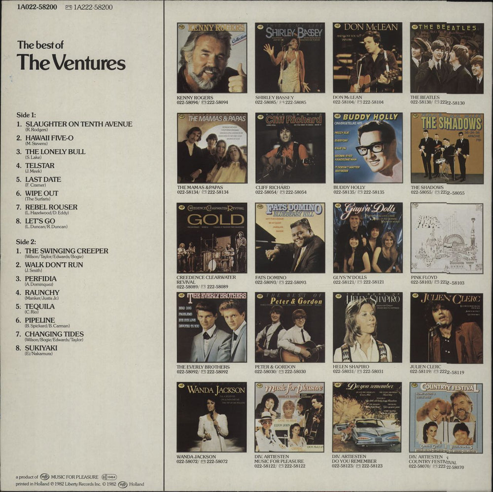 The Ventures The Best Of The Ventures Dutch vinyl LP album (LP record) VENLPTH688604