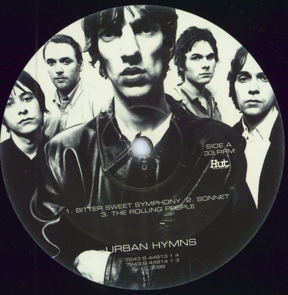 The Verve Urban Hymns - 1st - Picture Labels [W/O Perimeter Text] UK 2-LP vinyl record set (Double LP Album) VVE2LUR779874