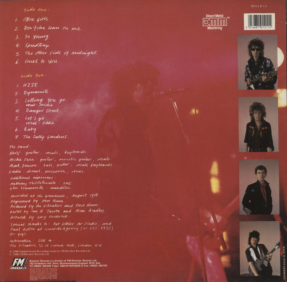 The Vibrators Meltdown UK vinyl LP album (LP record) 5016681012114