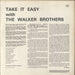 The Walker Brothers Take It Easy With The Walker Brothers UK vinyl LP album (LP record)