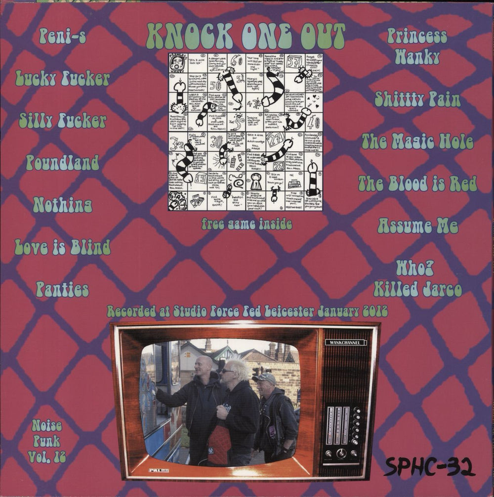 The Wankys Knock One Out US vinyl LP album (LP record)