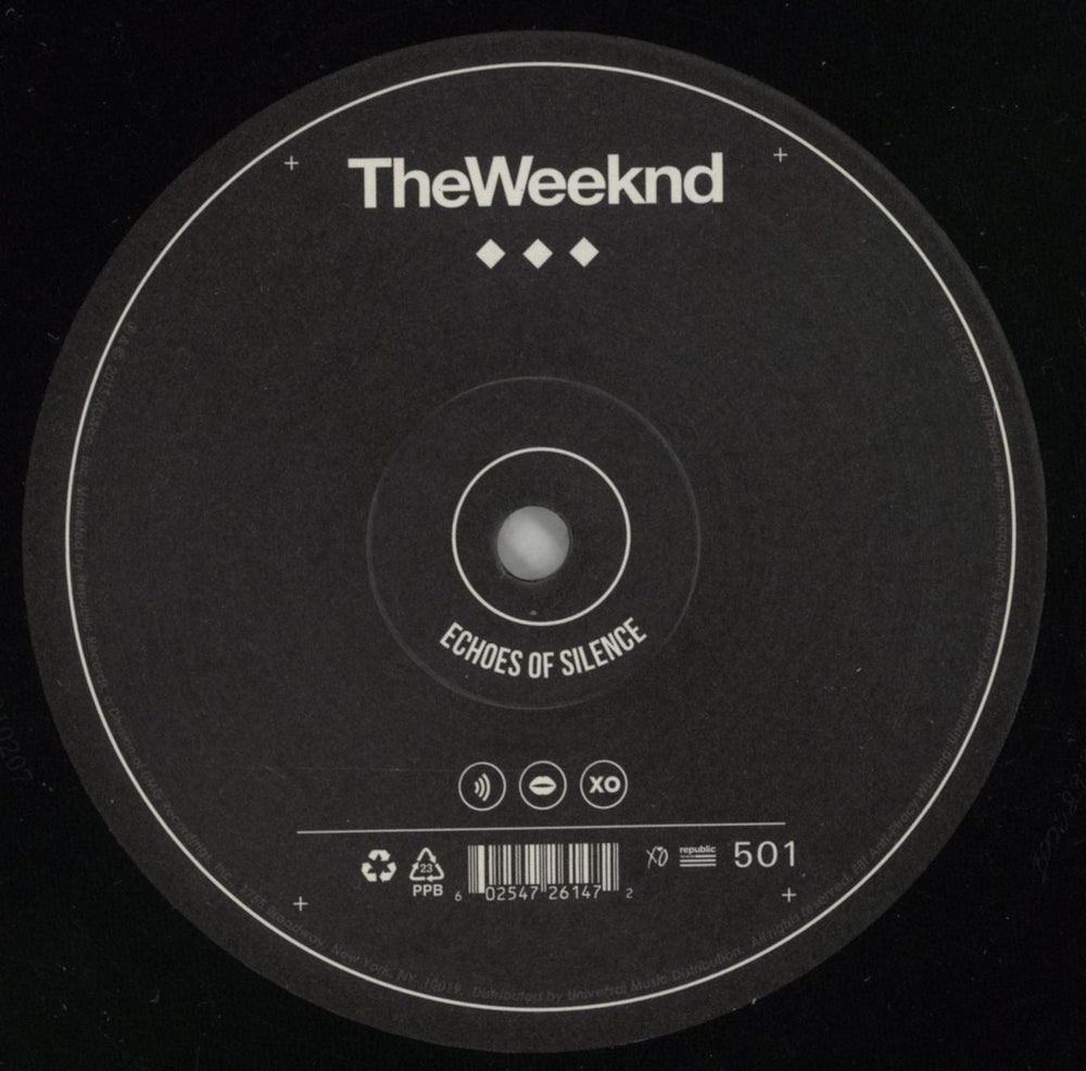 The Weeknd Echoes of Silence US vinyl LP album (LP record) YRSLPEC871228