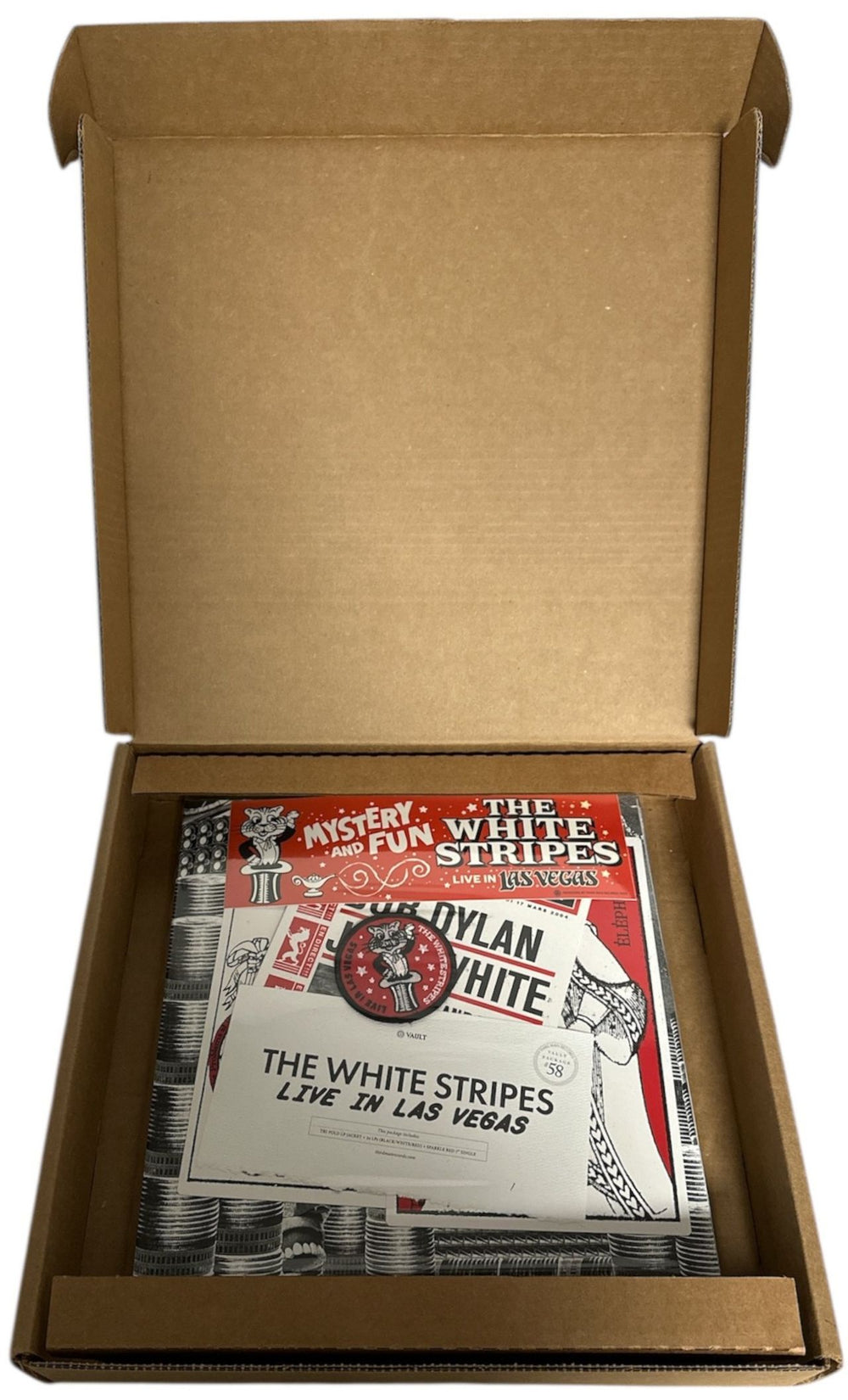 The White Stripes Live In Las Vegas - Vault Package 58 + Mailer US 3-LP vinyl record set (Triple LP Album) TMR-953/4
