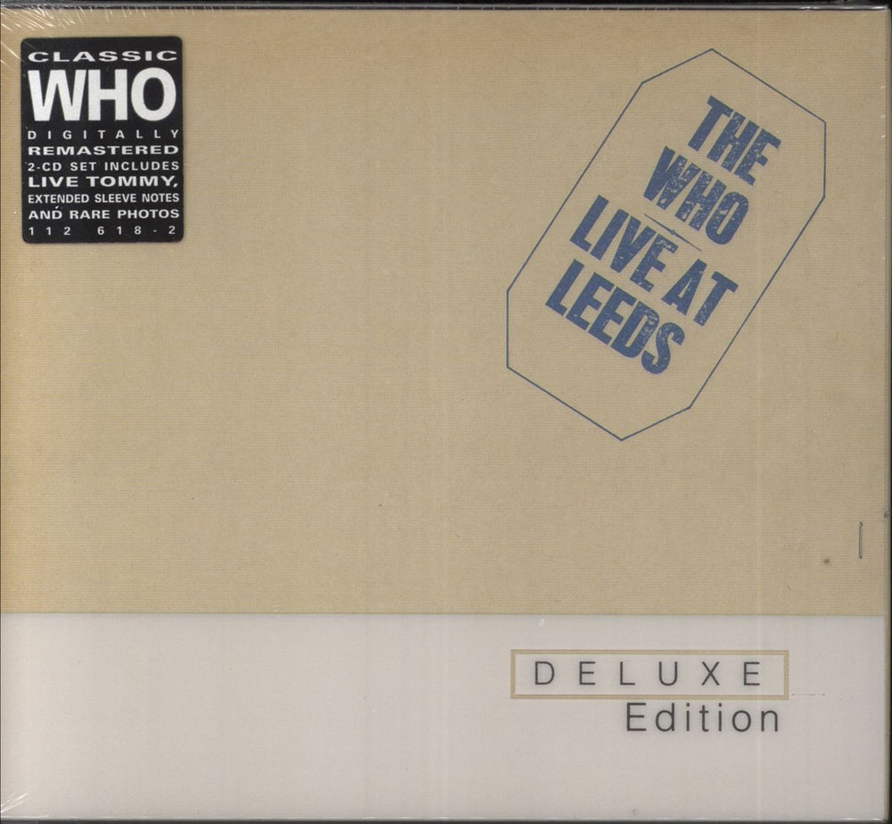 The Who Live At Leeds - Sealed UK 2 CD album set (Double CD) 1126182