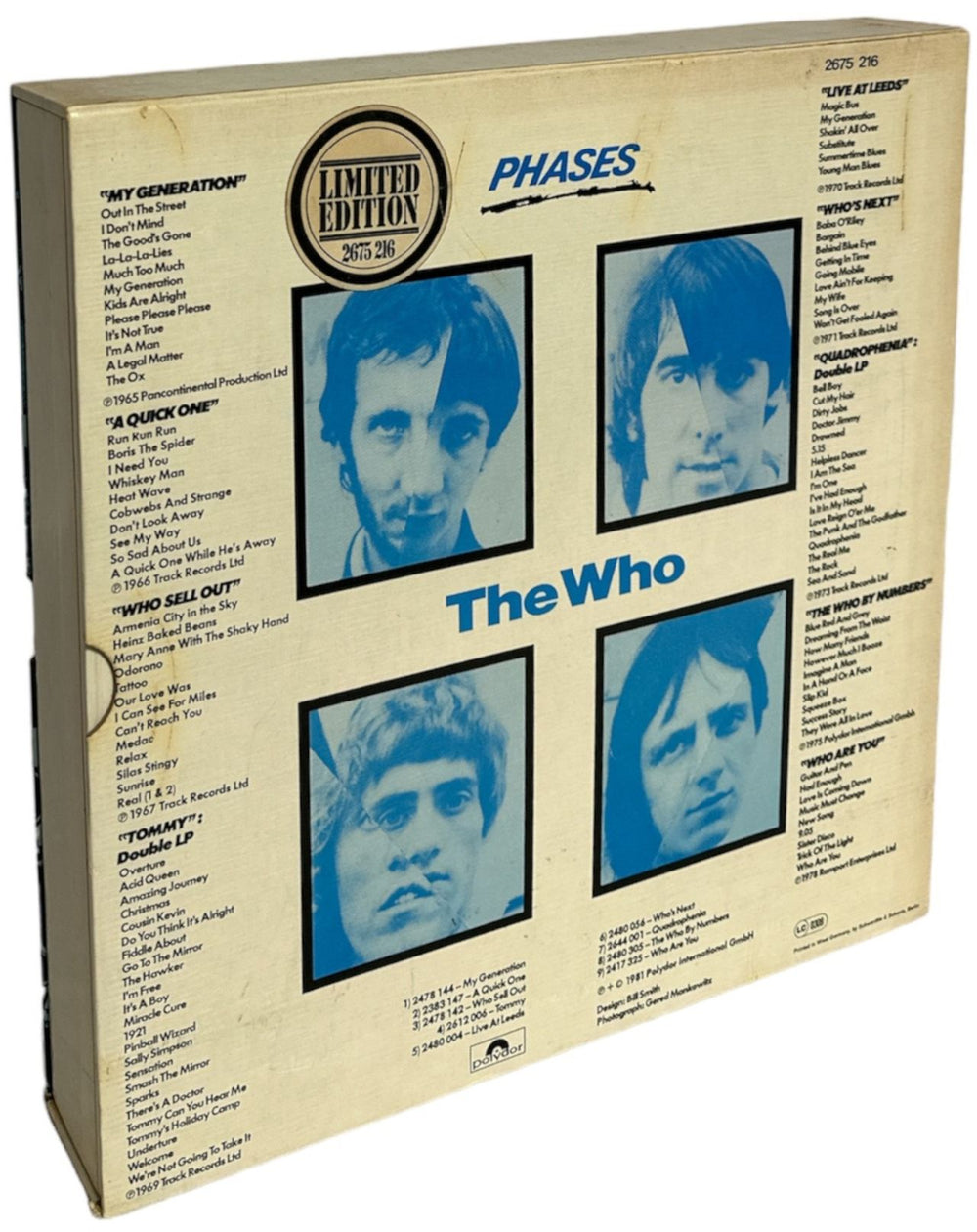 The Who Phases - EX German Vinyl Box Set