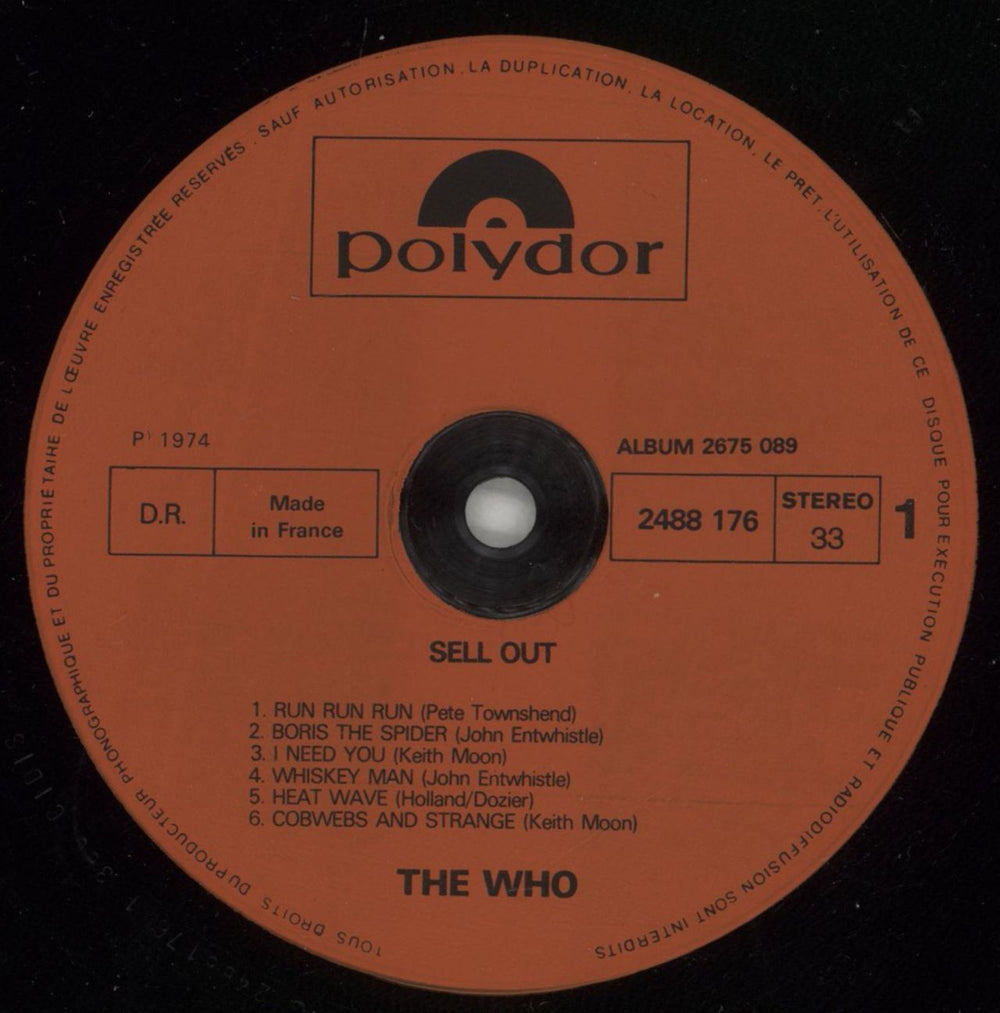 The Who Sell Out French 2-LP vinyl record set (Double LP Album) WHO2LSE345467