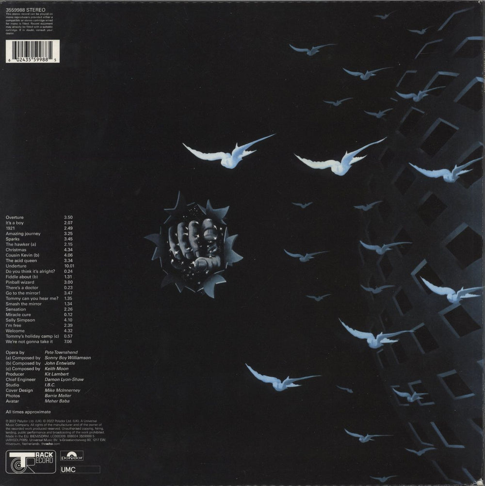 The Who Tommy - Half Speed Master Edition UK 2-LP vinyl record set (Double LP Album) 602435599885