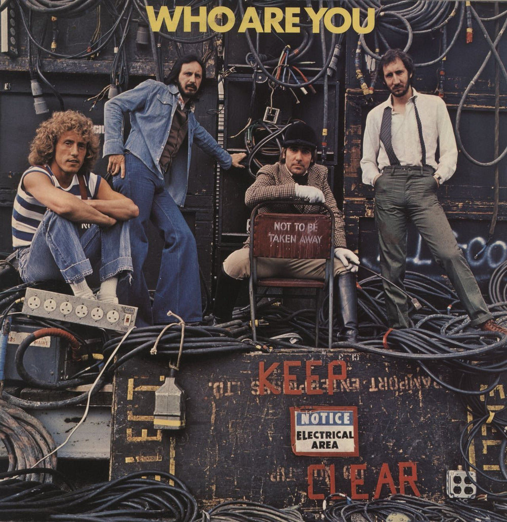 The Who Who Are You UK vinyl LP album (LP record) WHOD5004