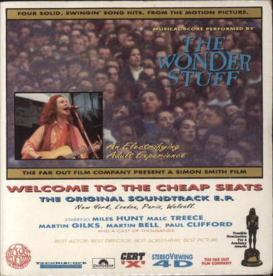 The Wonder Stuff Welcome to the Cheap Seats EP UK 7" vinyl single (7 inch record / 45) GONE14