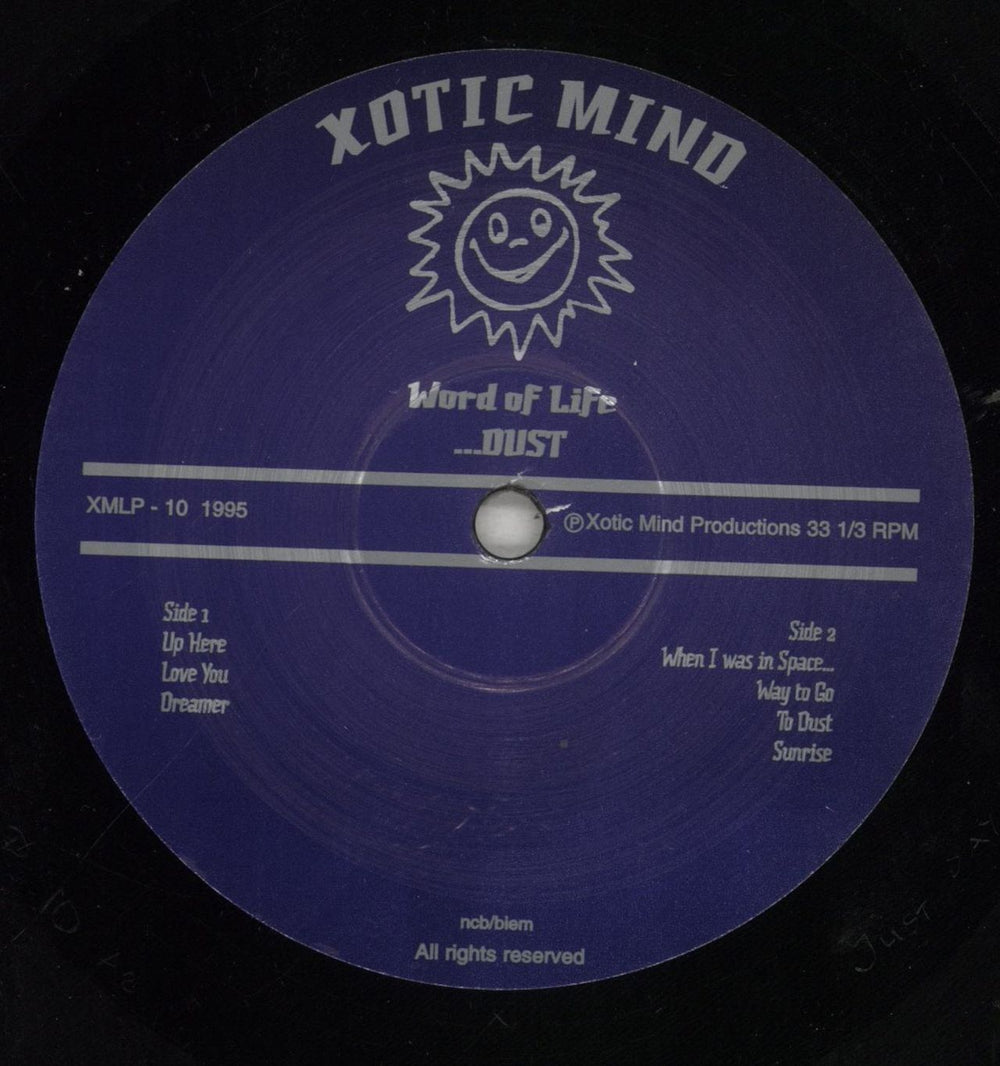 The Word Of Life Dust Swedish vinyl LP album (LP record) 6IKLPDU856411