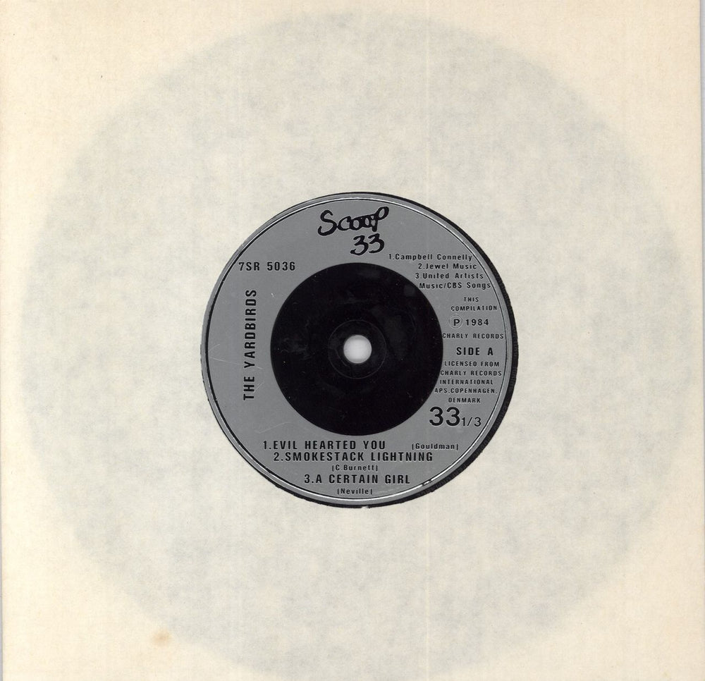 The Yardbirds The Yardbirds EP UK 7" vinyl single (7 inch record / 45) YDB07TH819722