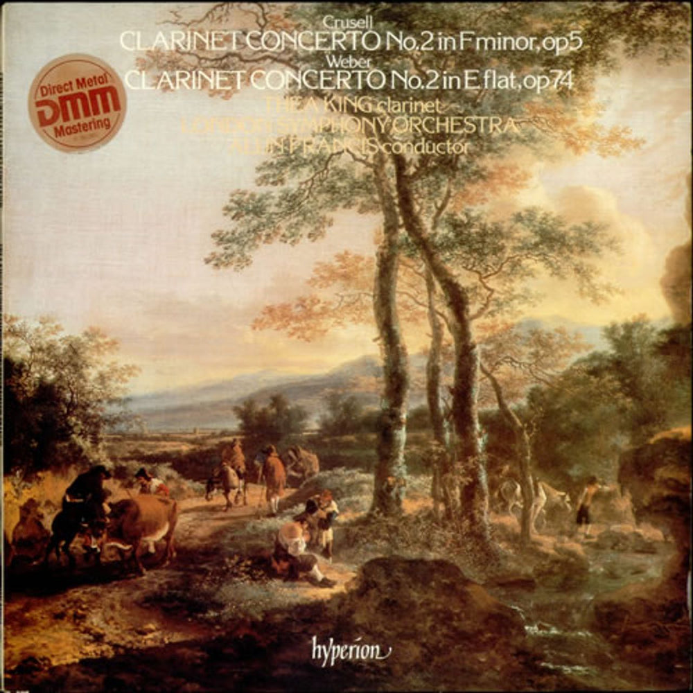 Thea King Crusell: Clarinet Concerto No. 2 in F Minor, Op.5 / Weber: Clarinet Concerto No. 2 in E Flat, Op.74 UK vinyl LP album (LP record) A66088