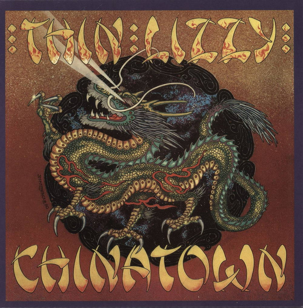 Thin Lizzy Chinatown - 180gm UK vinyl LP album (LP record) 5354254