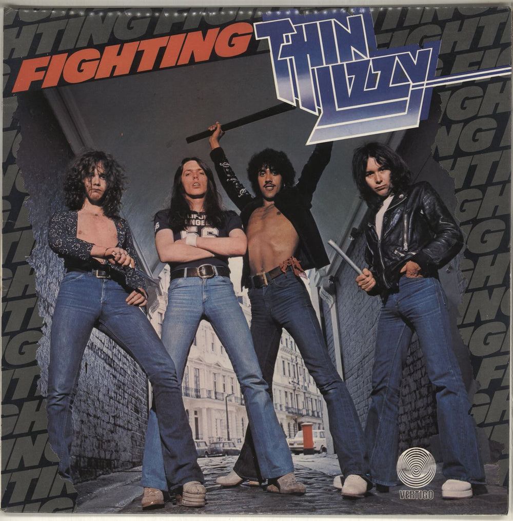 Thin Lizzy Fighting - 1st UK vinyl LP album (LP record) 6360121