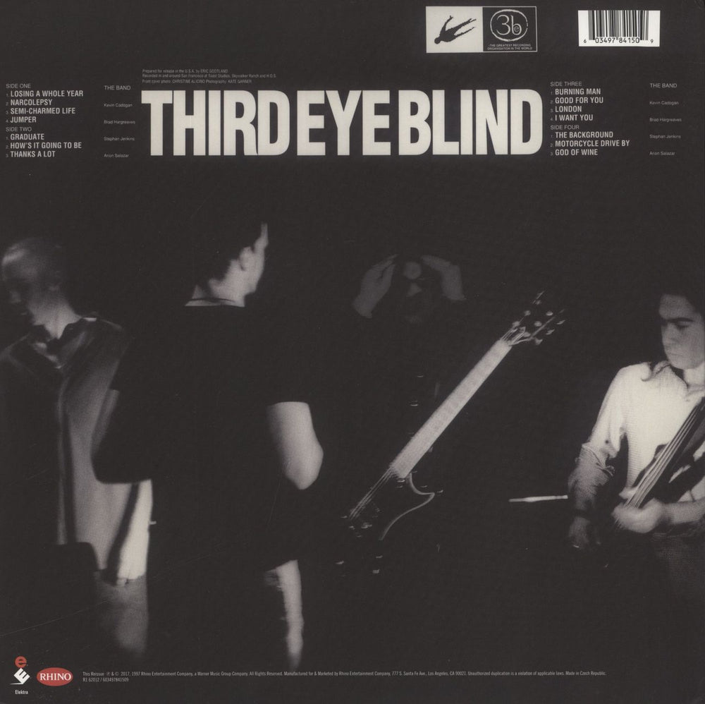 Third Eye Blind Third Eye Blind - Gold Vinyl US 2-LP vinyl record set (Double LP Album) 603497841509