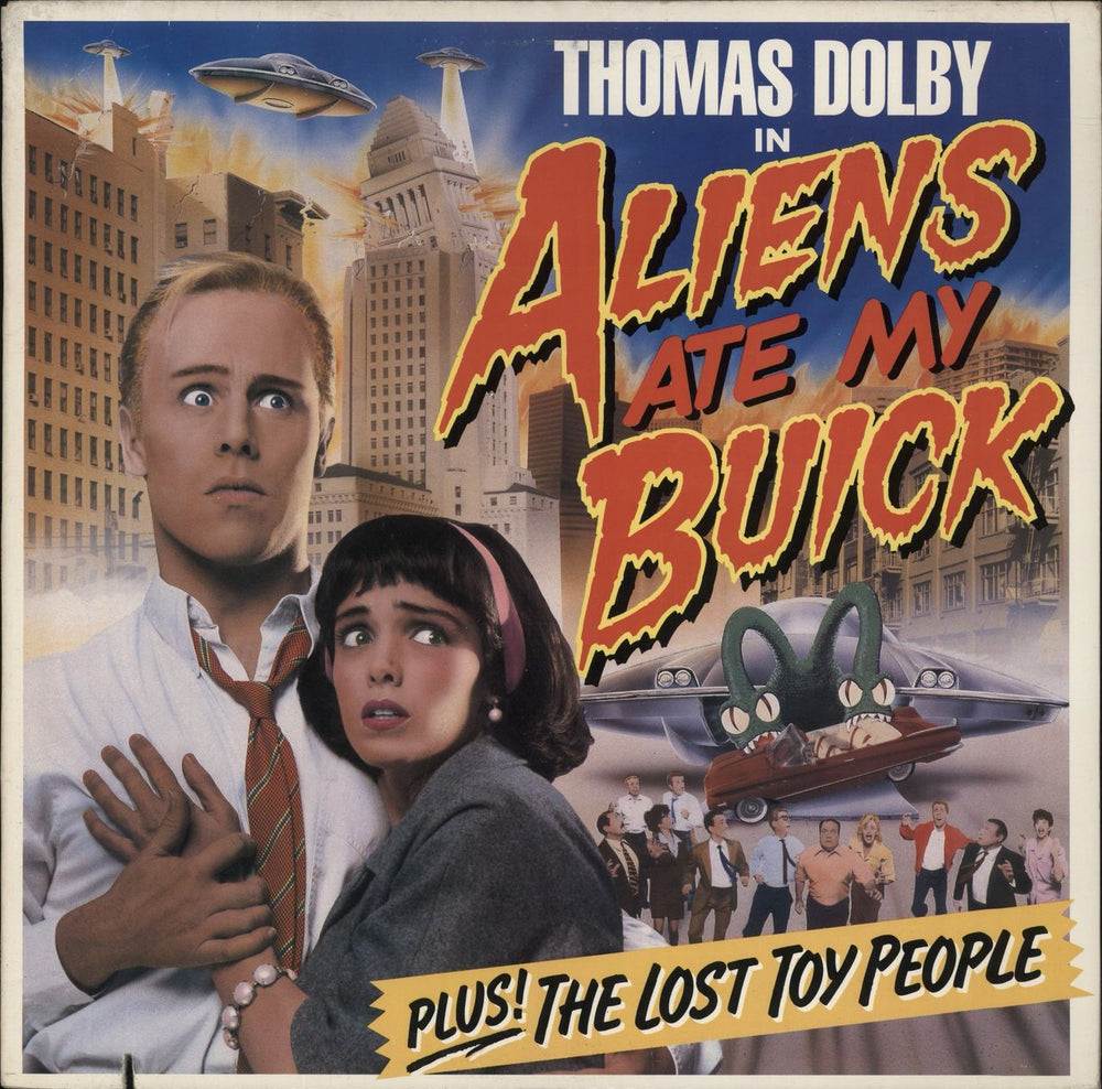 Thomas Dolby Aliens Ate My Buick US vinyl LP album (LP record) E1-48075