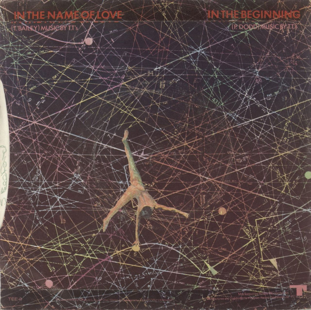 Thompson Twins In The Name Of Love + Sleeve UK 7" vinyl single (7 inch record / 45)