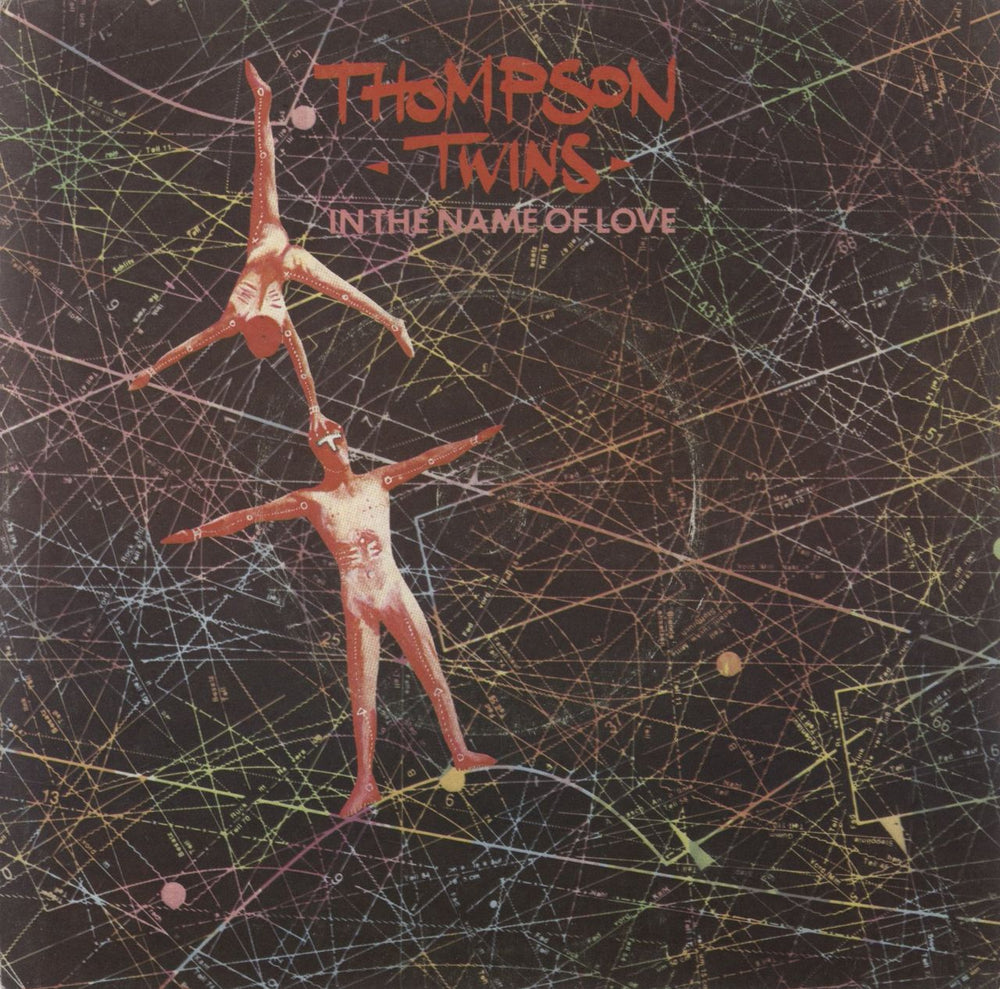 Thompson Twins In The Name Of Love + Sleeve UK 7" vinyl single (7 inch record / 45) TEE4