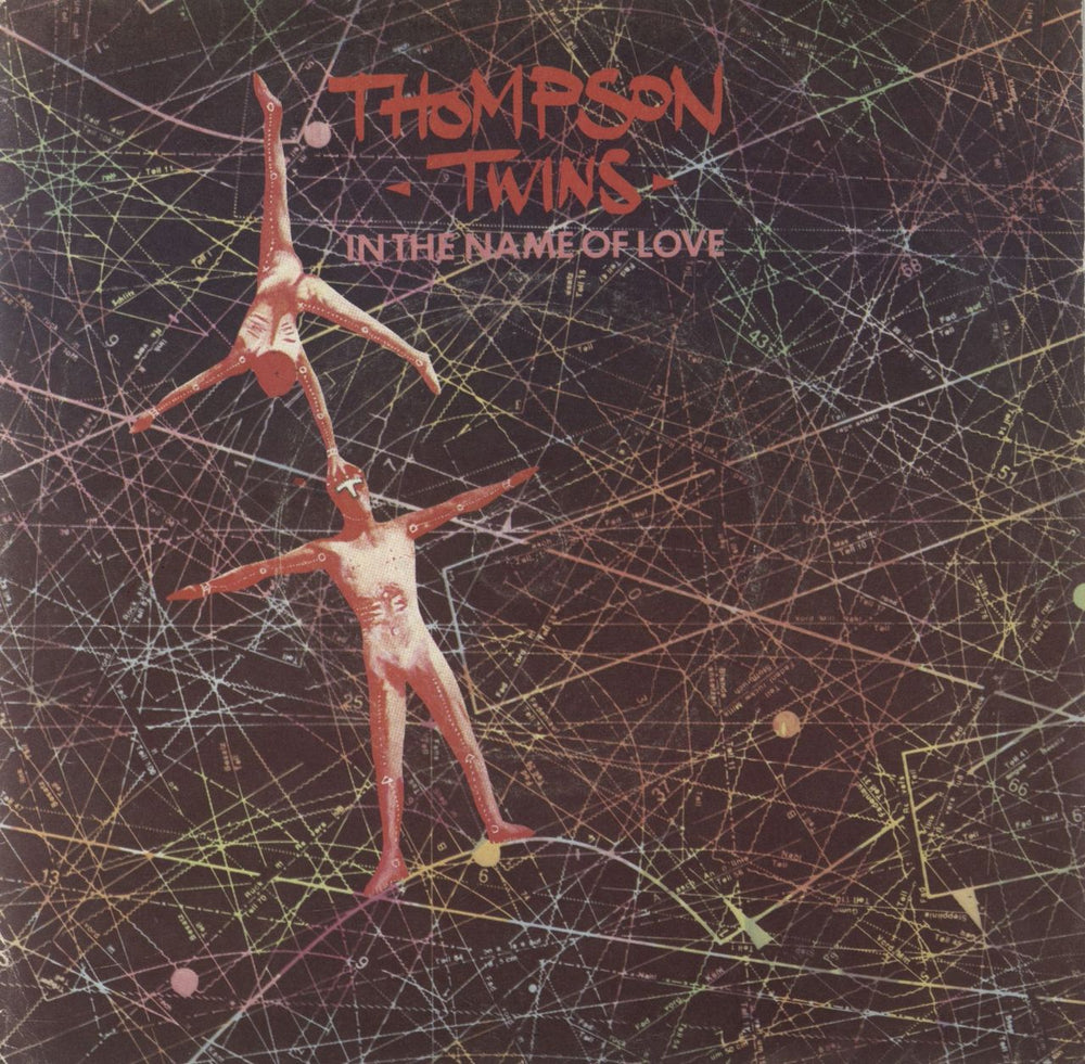 Thompson Twins In The Name Of Love + Sleeve UK 7" vinyl single (7 inch record / 45) TEE4
