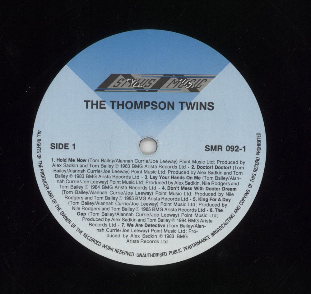 Thompson Twins The Greatest Hits + 12" - VG UK 2-LP vinyl record set (Double LP Album) TWI2LTH859247