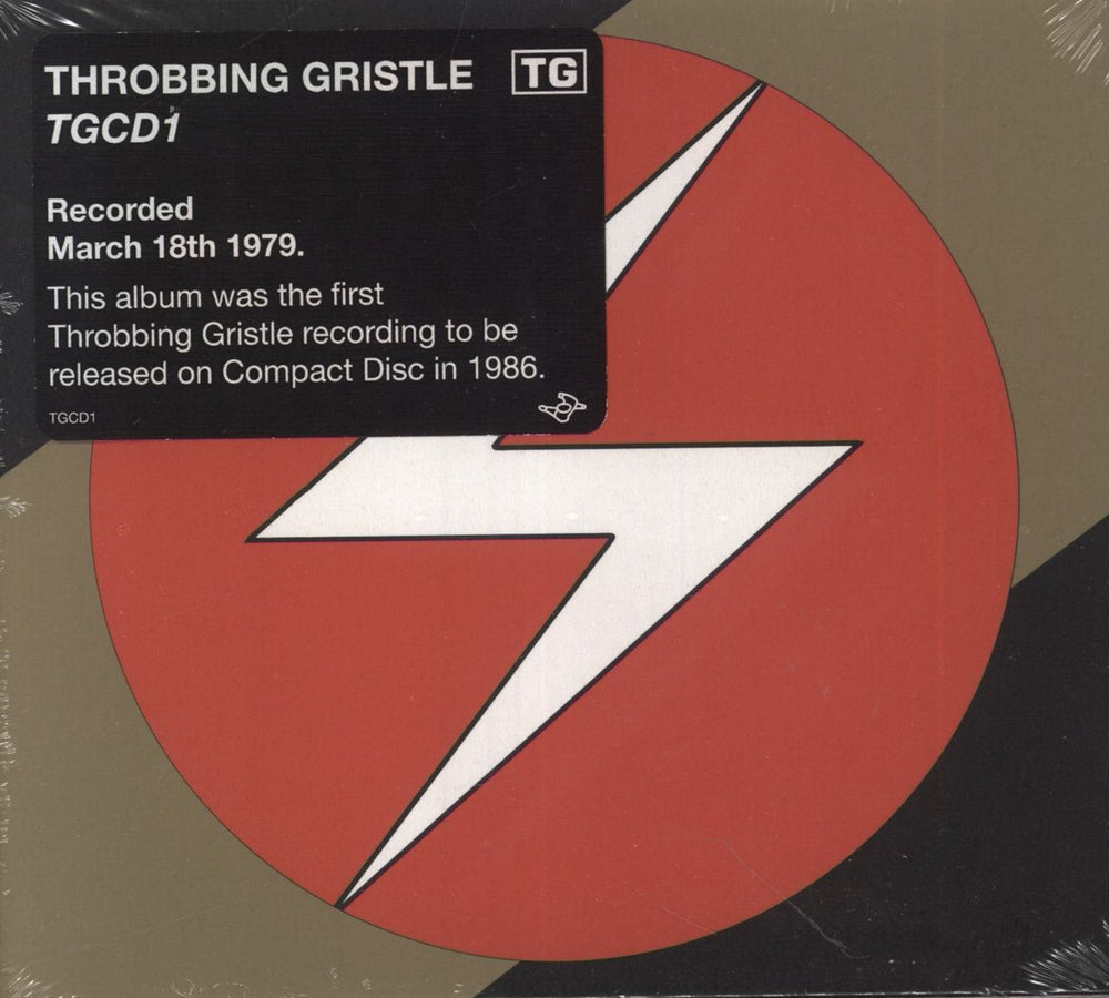 Throbbing Gristle TGCD1 - Sealed UK CD album (CDLP) TGCD1