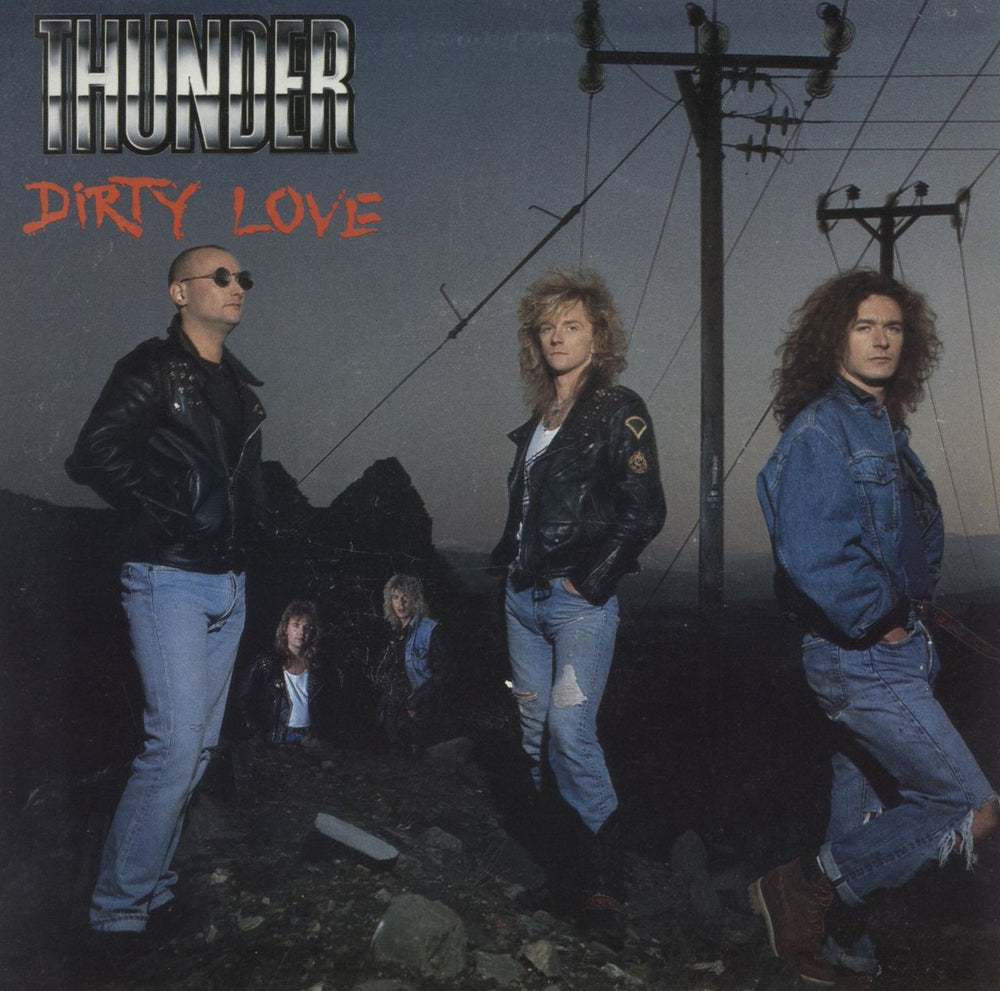 Thunder Dirty Love UK 7" vinyl single (7 inch record / 45) EM126