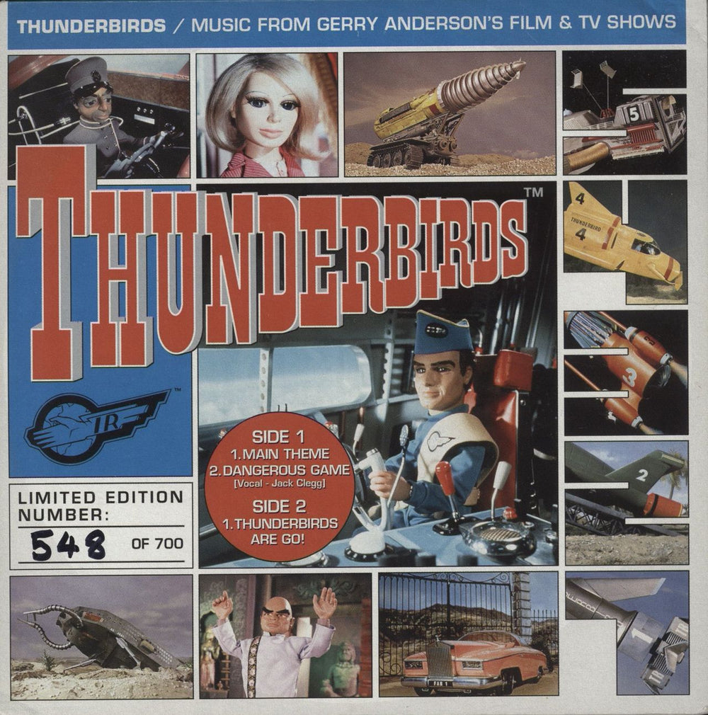 Thunderbirds Thunderbirds EP UK 7" vinyl single (7 inch record / 45) SIL71400