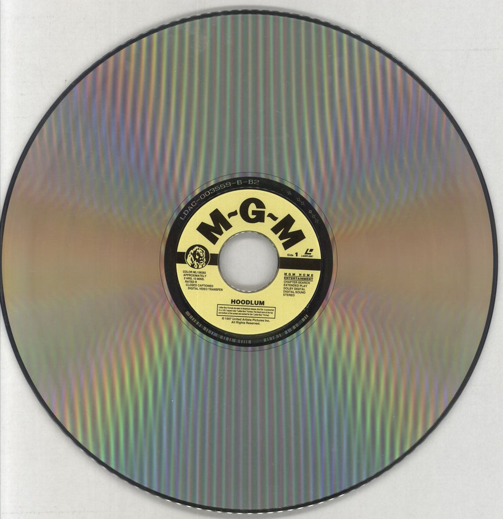 Tim Roth Hoodlum US laserdisc / lazerdisc TR2LZHO857331