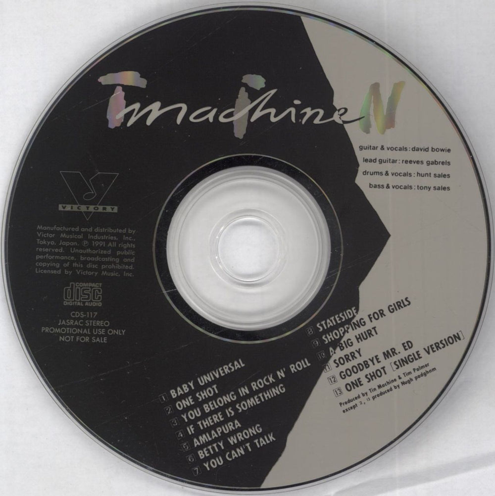 Tin Machine Tin Machine II Japanese Promo CD album (CDLP) TINCDTI118420