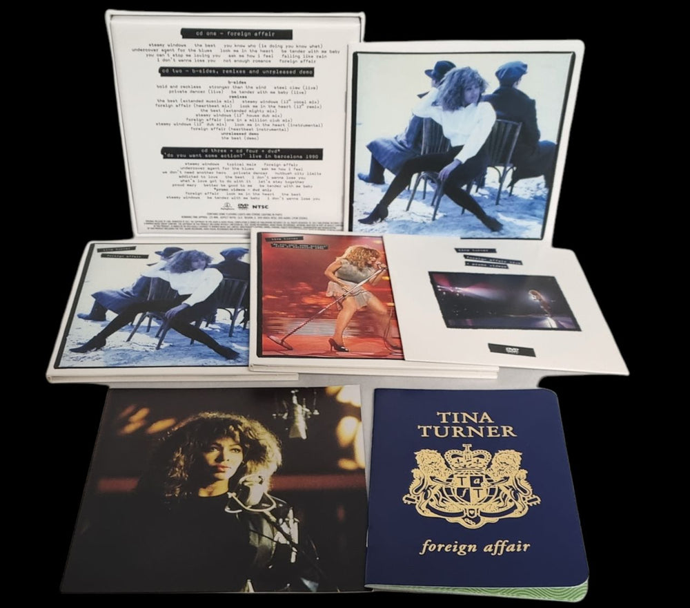Tina Turner Foreign Affair UK CD Album Box Set TURDXFO785666
