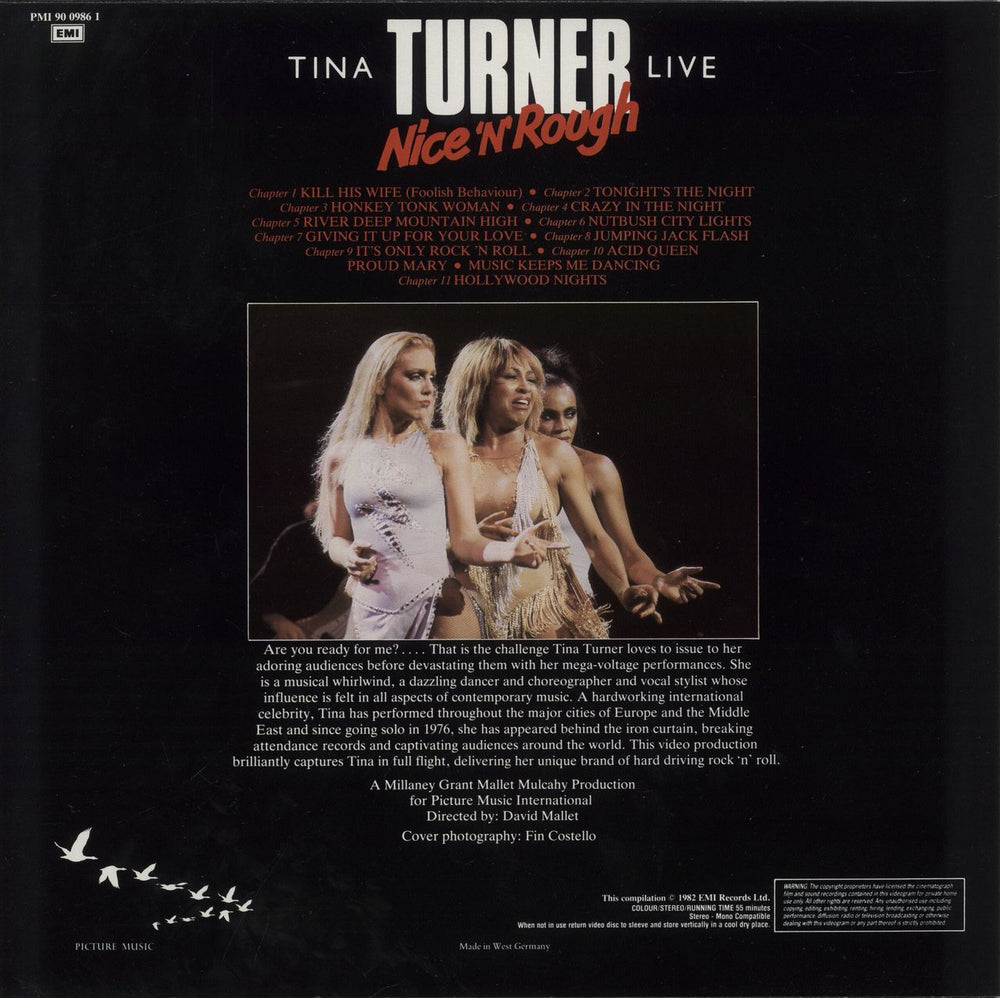 Tina Turner Tina Turner Live - Nice 'n' Rough German laserdisc / lazerdisc
