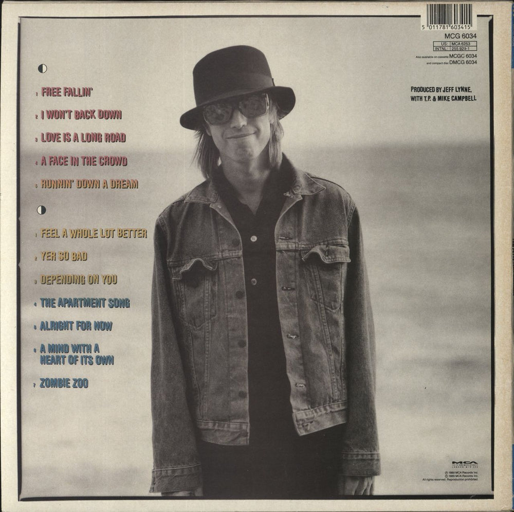 Tom Petty & The Heartbreakers Full Moon Fever - EX UK vinyl LP album (LP record) 5011781603415