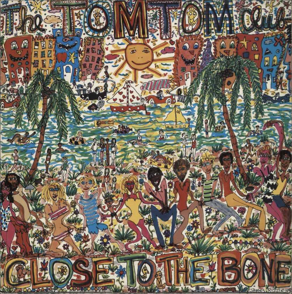 Tom Tom Club Close To The Bone - Black Vinyl UK vinyl LP album (LP record) ILPS9738