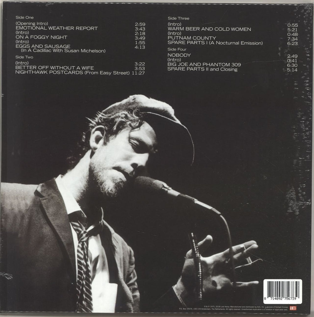 Tom Waits Nighthawks At The Diner - Red Vinyl - Sealed UK 2-LP vinyl record set (Double LP Album) 8714092756739