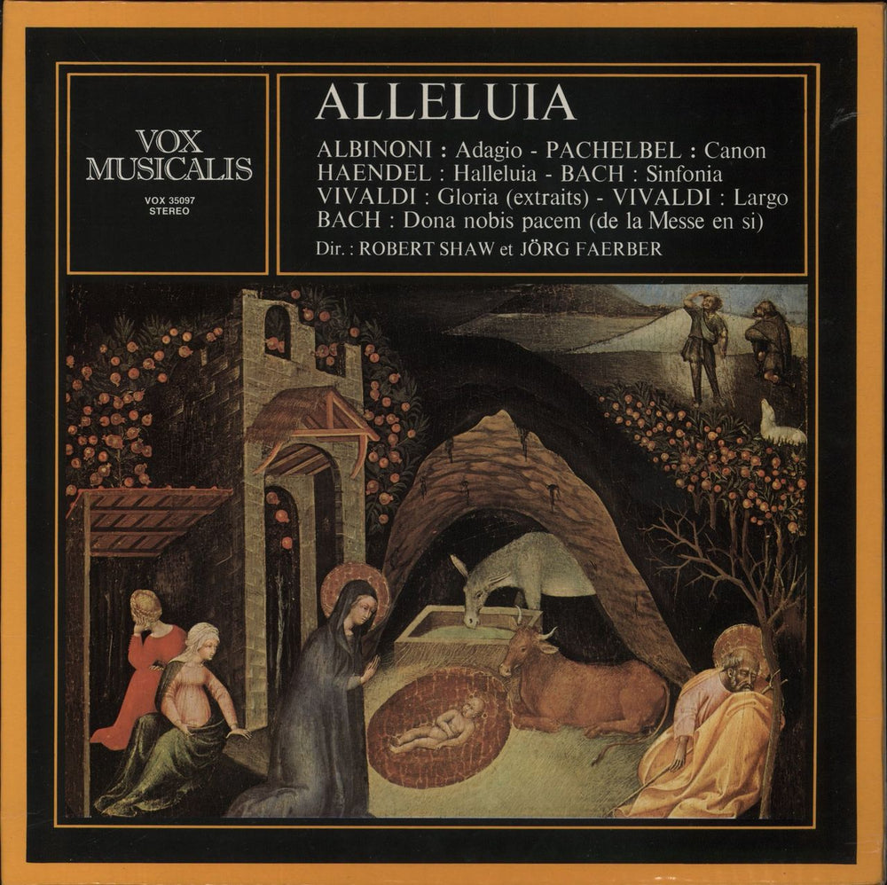 Tomaso Albinoni Alleluia French vinyl LP album (LP record) VOX35097