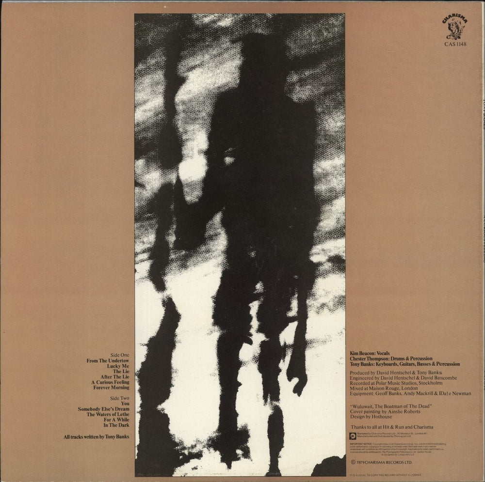 Tony Banks A Curious Feeling UK vinyl LP album (LP record)