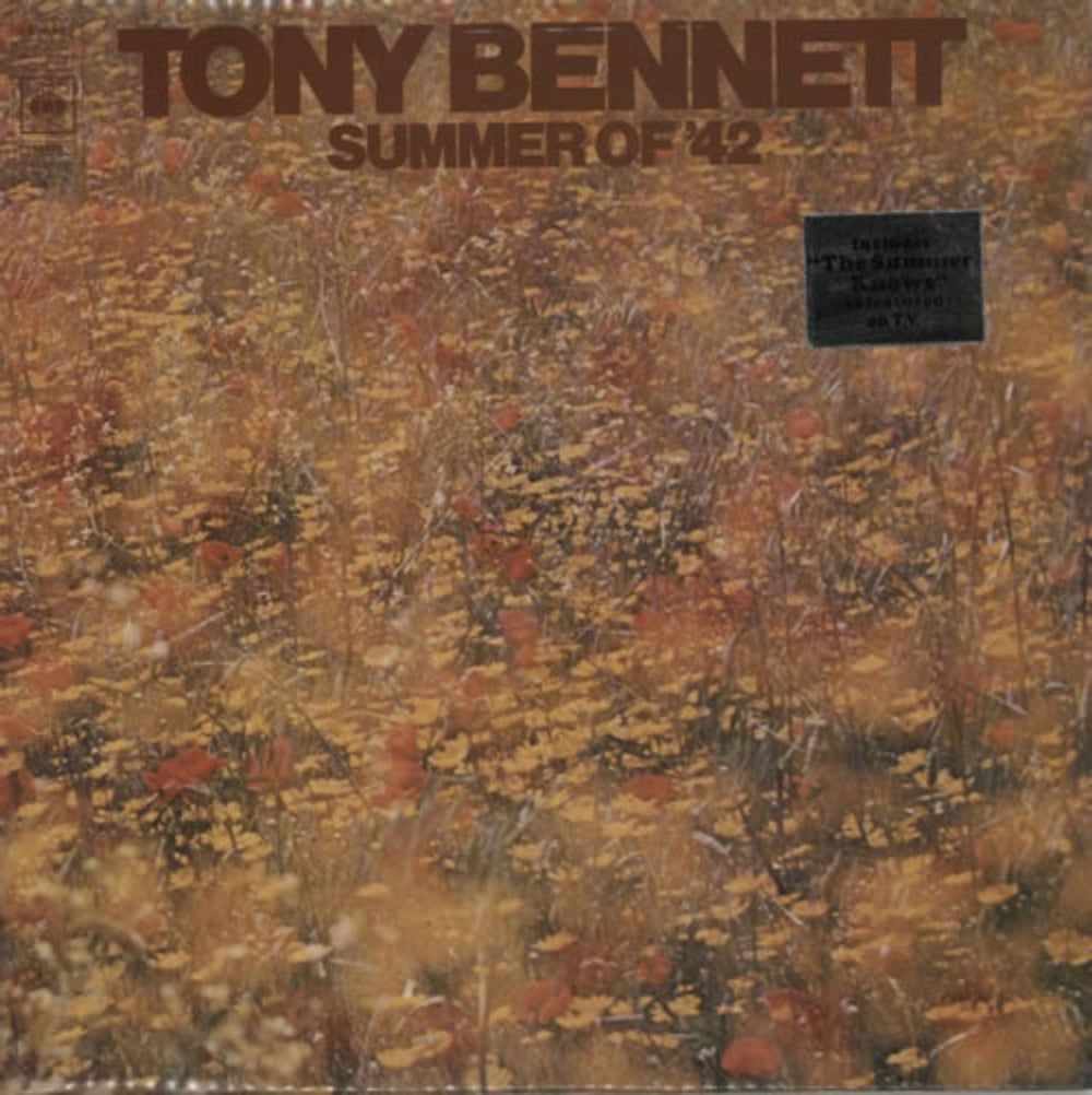 Tony Bennett Summer Of '42 UK vinyl LP album (LP record) 64848