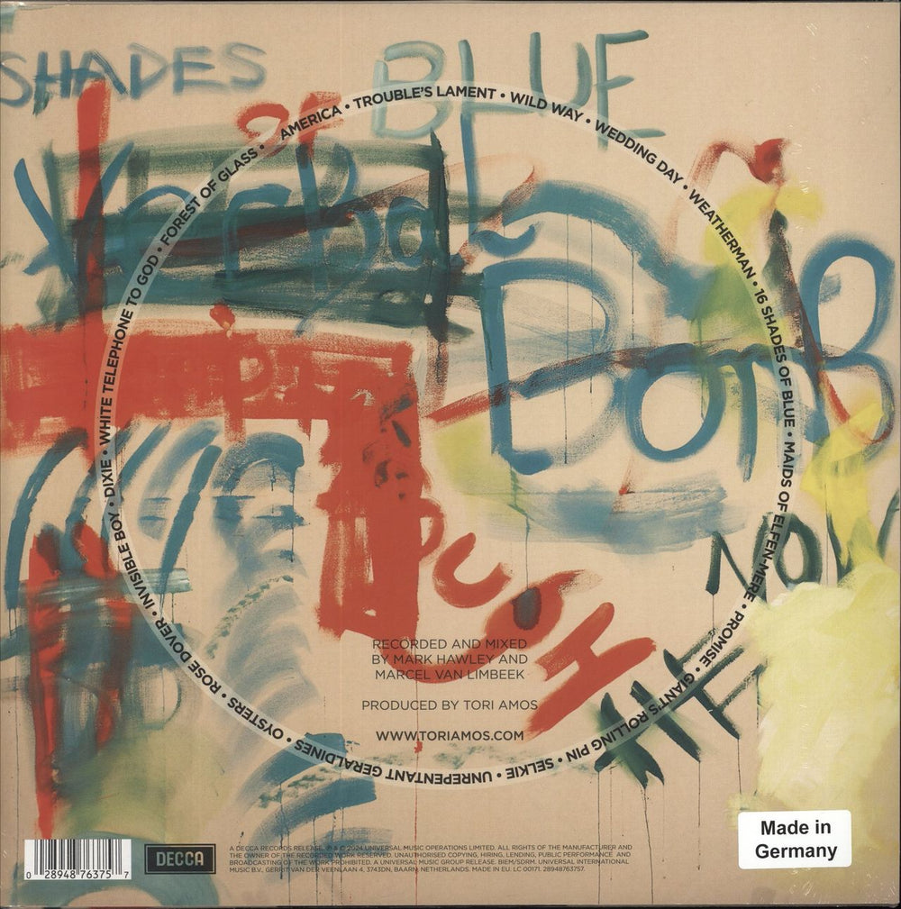 Tori Amos Unrepentant Geraldines - Red Splash Vinyl - Sealed + Autographed Insert UK 2-LP vinyl record set (Double LP Album) 028948763757